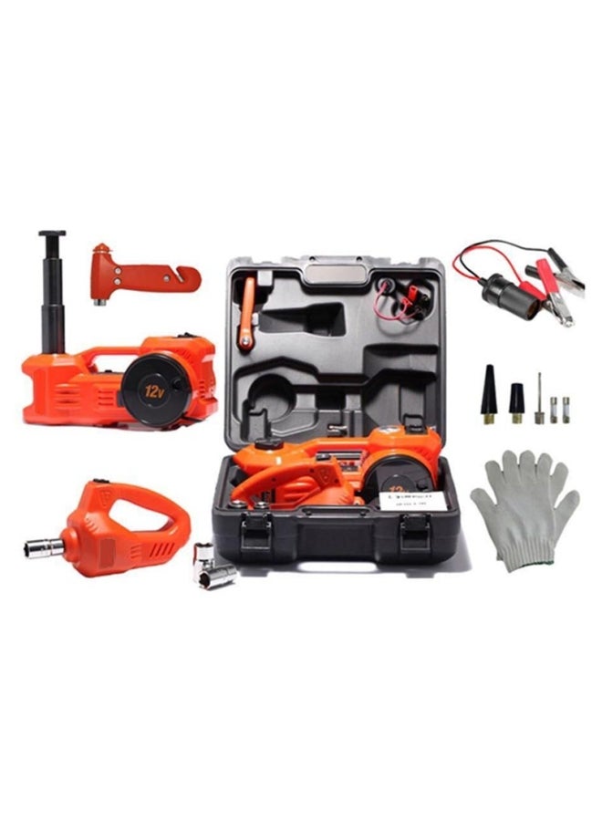 4-In-1 Electric Hydraulic Floor Jack Kit