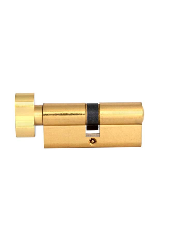 Yale Euro Profile Key And Turn Door Cylinder Antique Brass  - Image 1