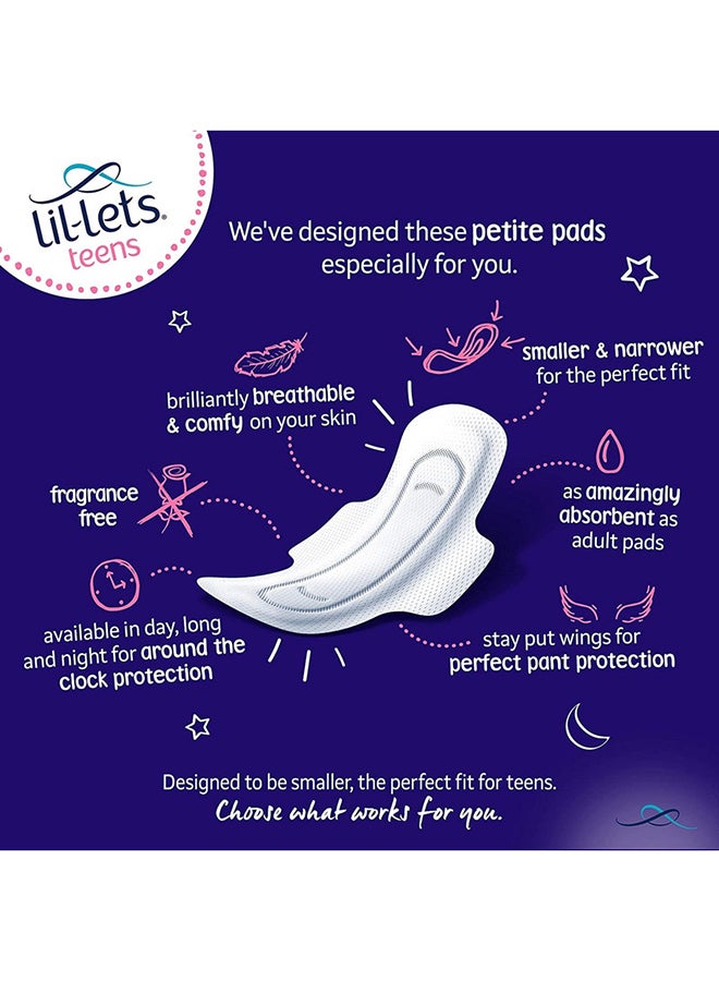 ليل ليتس مجموعة فوط سمارت فيت للمراهقين مزودة بأجنحة - Image 2