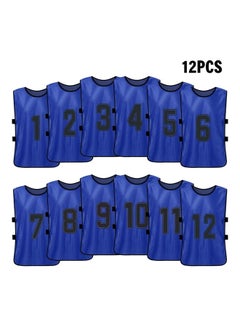 12-Piece Quick-Drying Football Vest Jersey Set