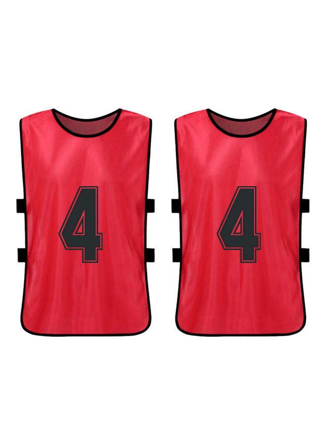 Generic 12-Piece Quick-Drying Football Vest Jersey Set  - Image 2