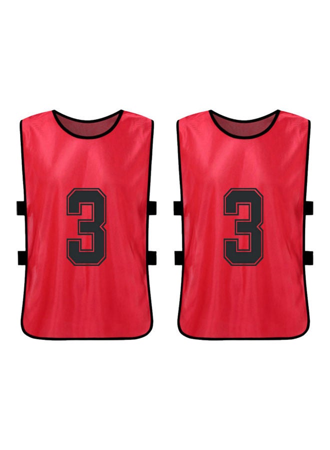Generic 12-Piece Quick-Drying Football Vest Jersey Set  - Image 3