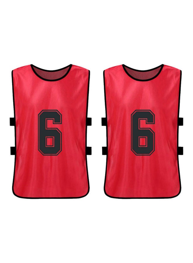 Generic 12-Piece Quick-Drying Football Vest Jersey Set  - Image 5