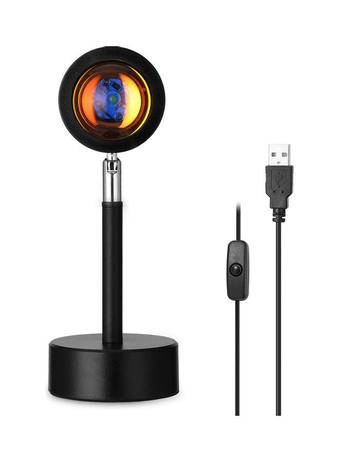 LED Sunset Projector Home Night Light Yellow - Image 1