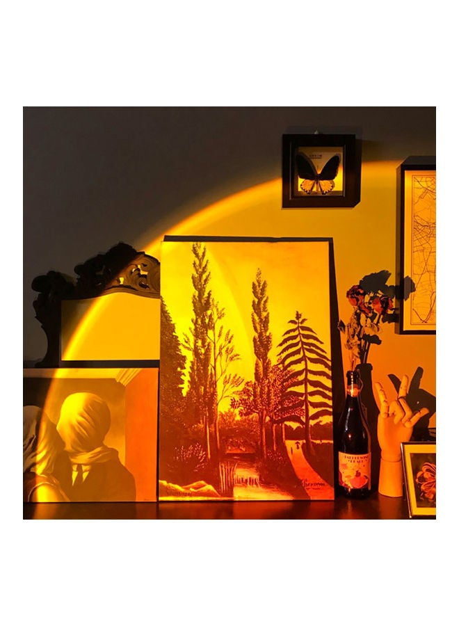 LED Sunset Projector Home Night Light Yellow - Image 3