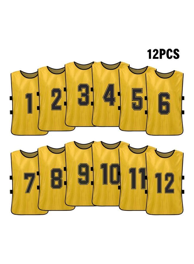 Generic 12-Piece Quick-Drying Football Vest Jersey Set  - Image 1