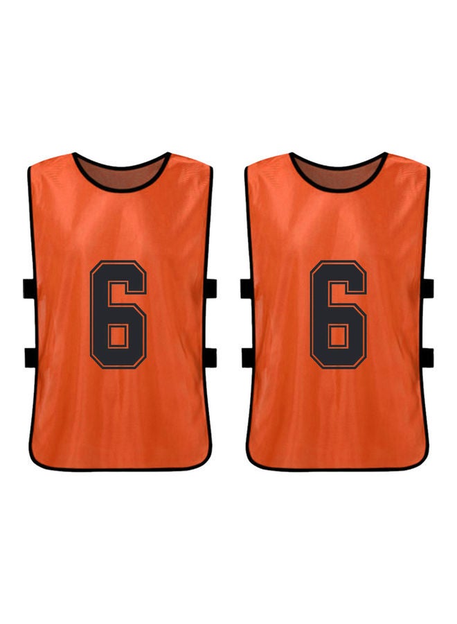 Generic 6-Piece Quick-Drying Football Vest Jersey Set  - Image 5