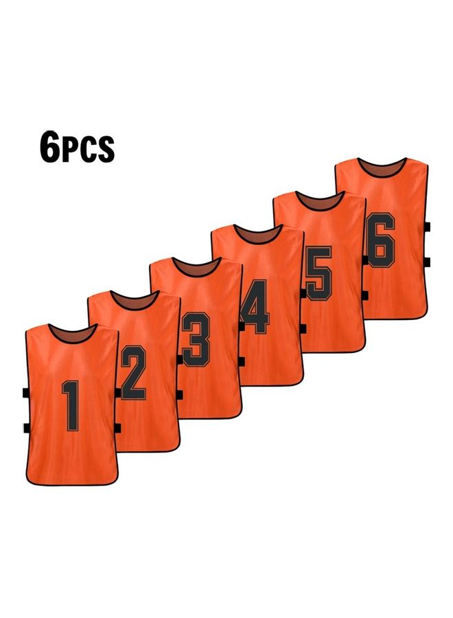 Generic Pack Of 6 Football Jersey Vest Set  - Image 1