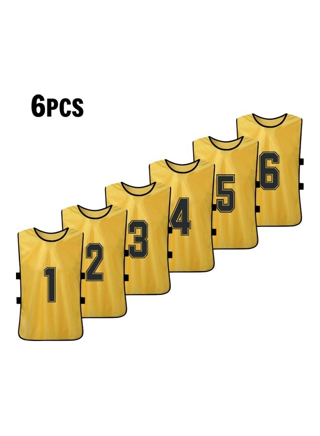 Generic Pack Of 6 Football Jersey Vest Set  - Image 1