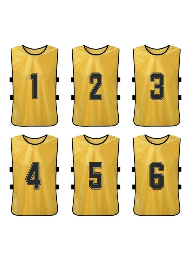 Generic Pack Of 6 Football Jersey Vest Set  - Image 4