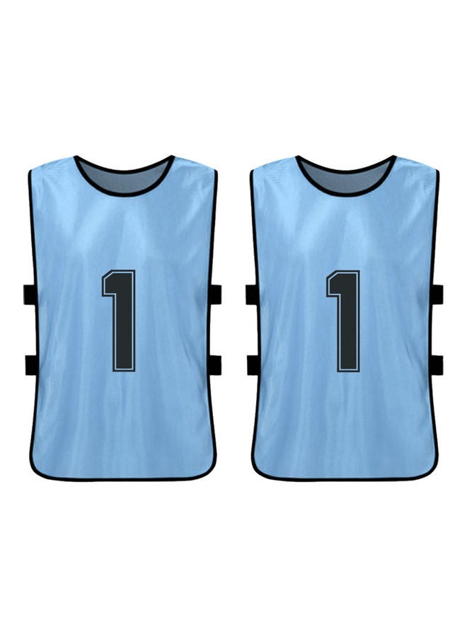 طقم فيست كرة قدم من قماش الجيرسيه سريع الجفاف مكون من 12 قطعة - Image 5