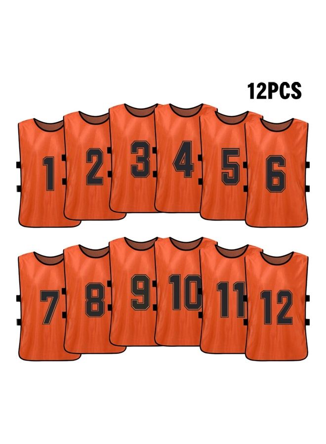 Generic 12-Piece Quick-Drying Football Vest Jersey Set  - Image 1