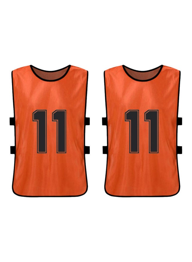 Generic 12-Piece Quick-Drying Football Vest Jersey Set  - Image 2