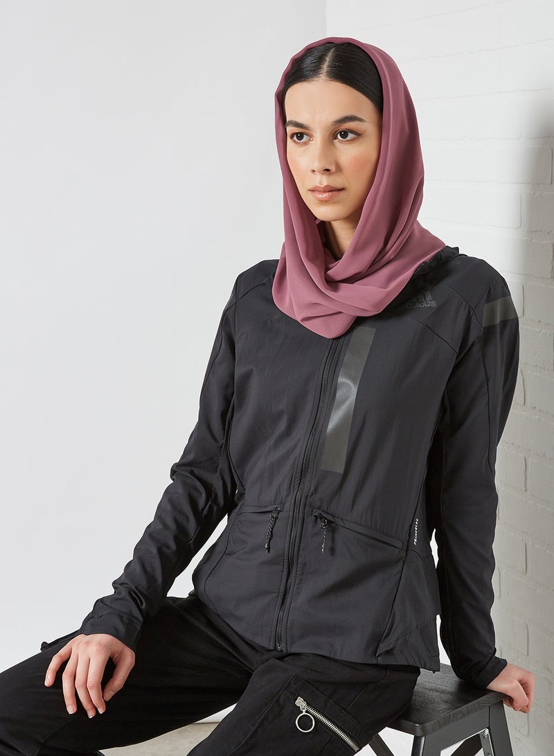 Marathon Translucent Jacket Black