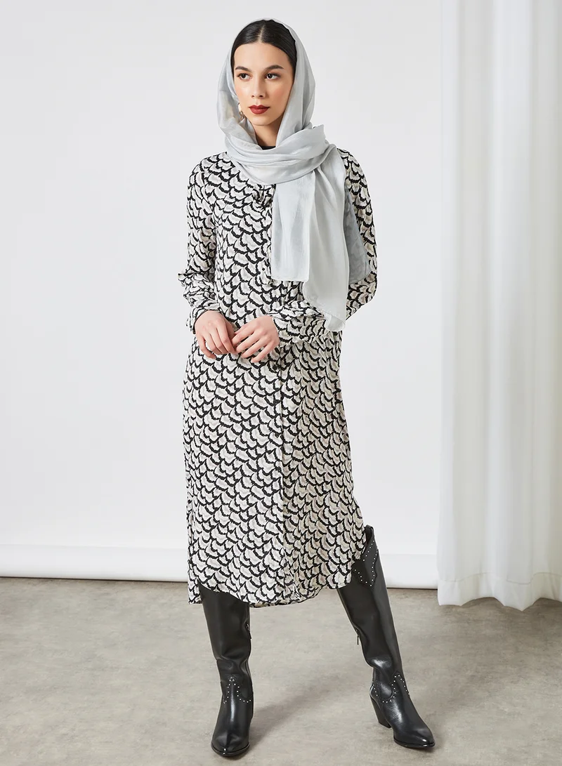 VERO MODA Classic Shirt Dress Ash