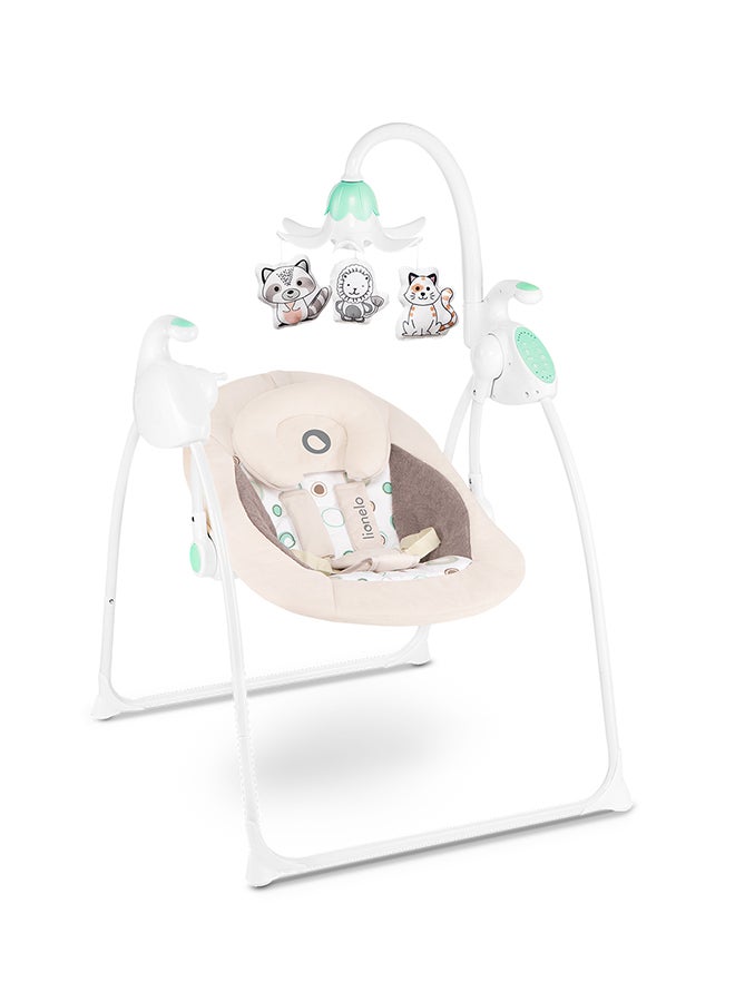 lionelo Robin Swinging Baby Chair - Beige  - Image 3