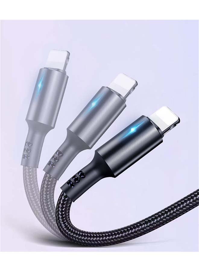 موتيم كابل شحن USB بمنفذ لايتننج أسود - Image 3