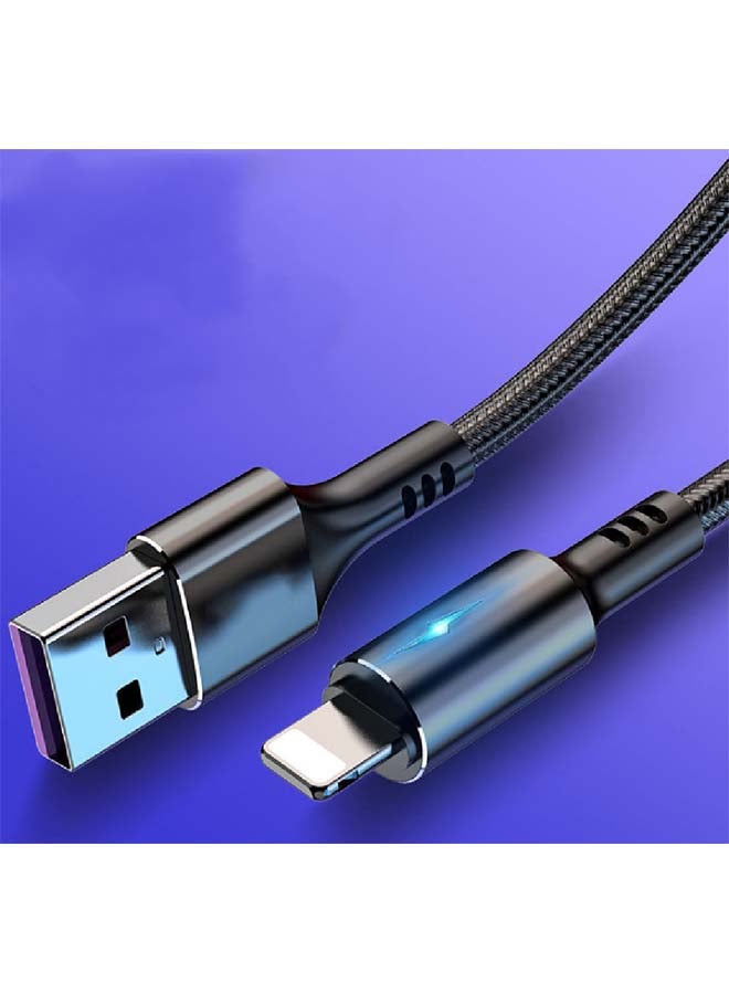 موتيم كابل شحن USB بمنفذ لايتننج أسود - Image 4