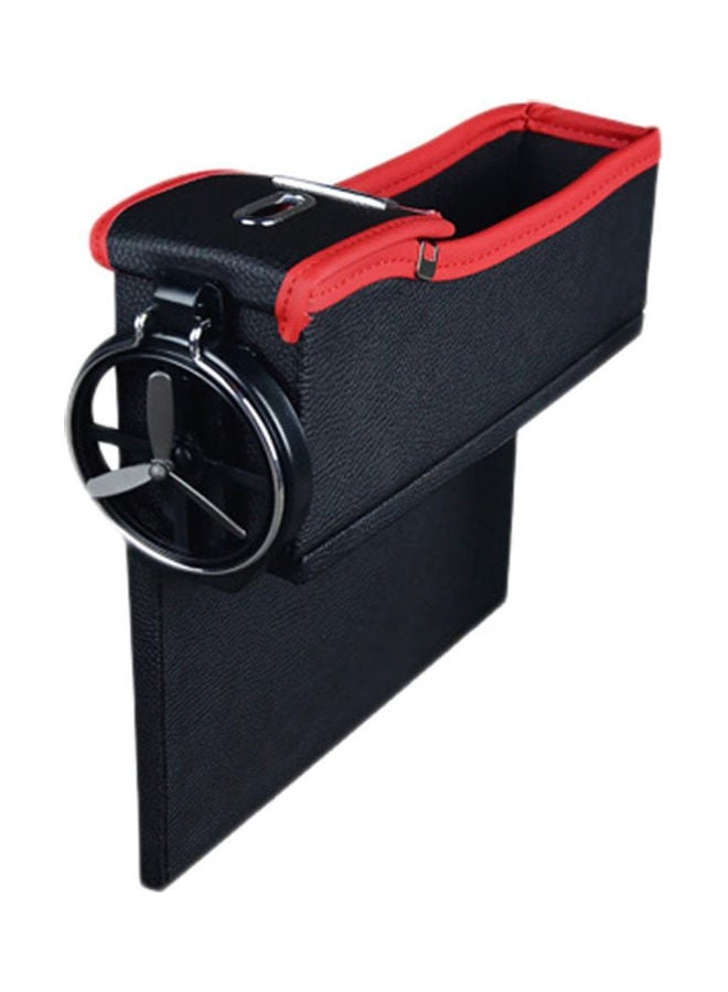 Leather Car Seat Organizer With Fan