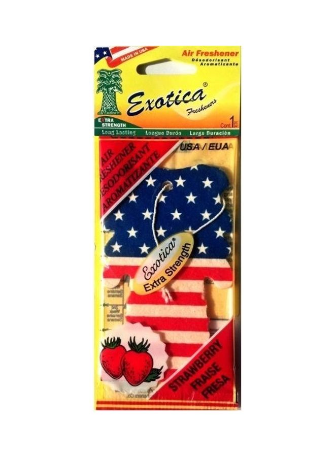 EXOTICA Strawberry Car Air Freshener 