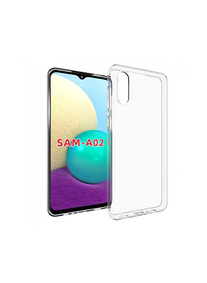 مارجون غطاء حماية واقٍ من البولي يوريثان الحراري لهاتف سامسونج جالاكسي A02 شفاف - Image 2
