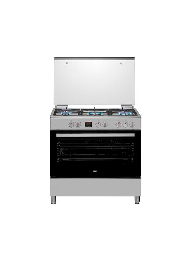 TEKA FS 901 5GE Free Standing Cooker With Gas Hob And Multifunction Electric Oven 40297953 Stainless Steel / Black - Image 2