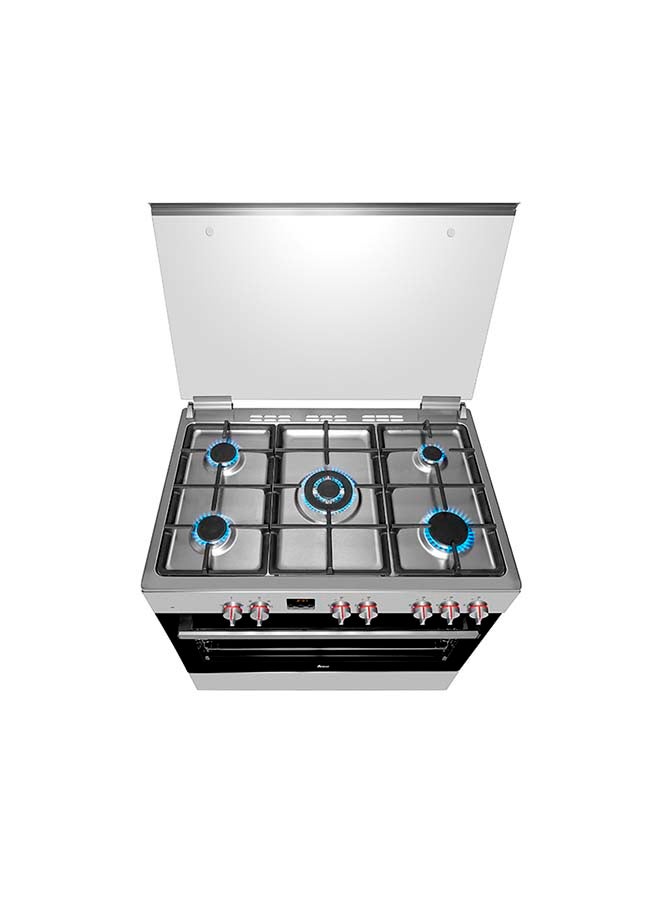 TEKA FS 901 5GE Free Standing Cooker With Gas Hob And Multifunction Electric Oven 40297953 Stainless Steel / Black - Image 3