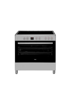 TEKA FS 903 5VE Free Standing Cooker With Vitro Ceramic Hob And Multifunction Electric Oven 40297955 Stainless Steel / Black  - Image 1