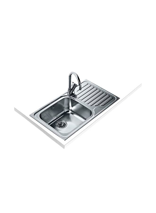 TEKA Classic Max 1B 1D Inset Stainless Steel 1 Bowl Sink Silver 860x500x200mmmm - Image 1