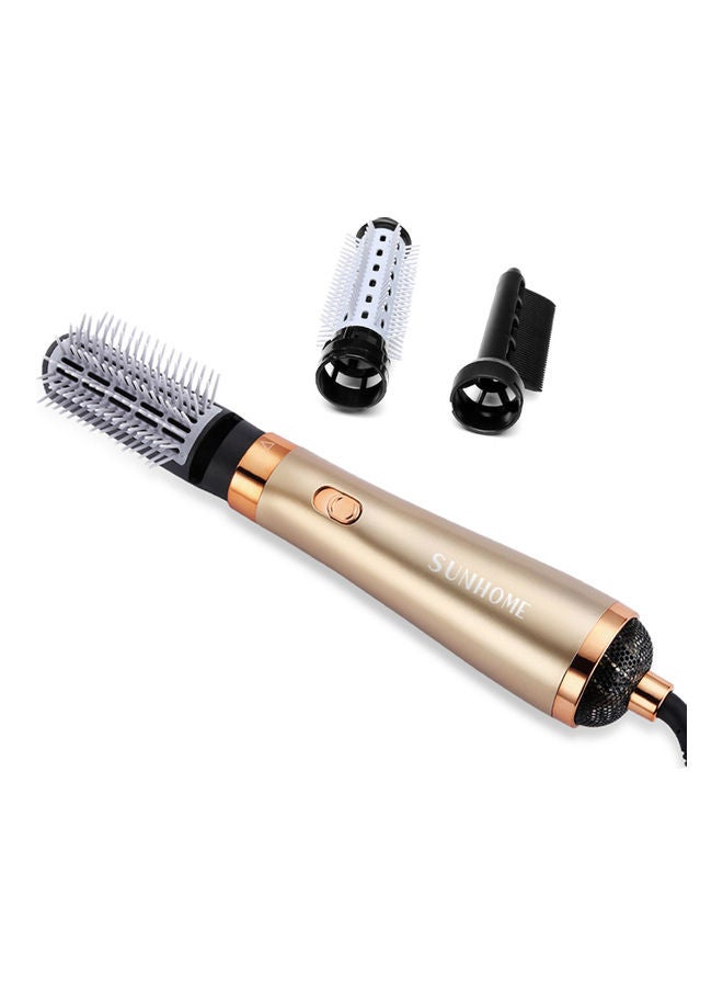 3-In-1 Hair Dryer Brush Gold/Black - v1618469433/N46563885A_1