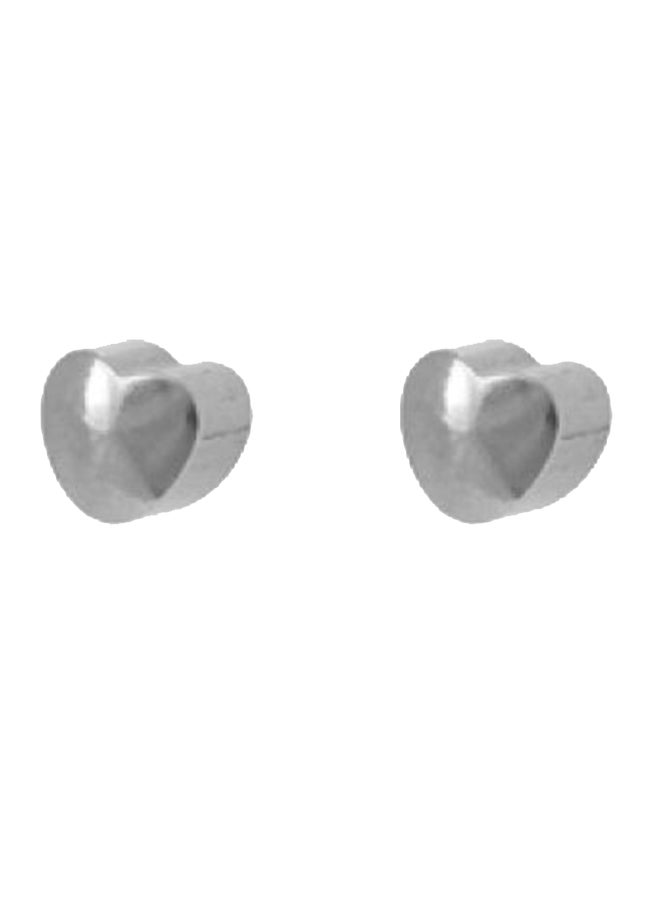 MediSystem 316L Stainless Steel Heart Shaped Earrings  - Image 1