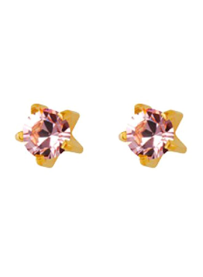 MediSystem 24K Gold Plated Swarovski Earrings  - Image 1