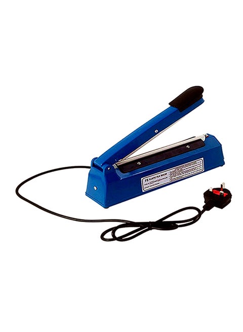 Plastic Bag Sealer With BS Power Plug And 3 Pins Blue 200mm