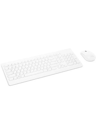 510 Wireless Combo with 2.4 GHz USB Receiver, Slim Full Size Keyboard, 1200 DPI Optical Mouse WHITE - v1618475682/N46530004A_1