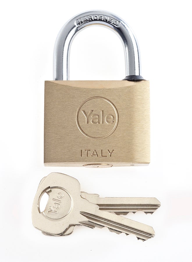 Yale 110 Series Padlock Gold 50mm  - Image 1