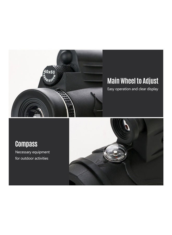 Generic 40X60 HD Monocular Telescope With Hand Strap  - Image 5