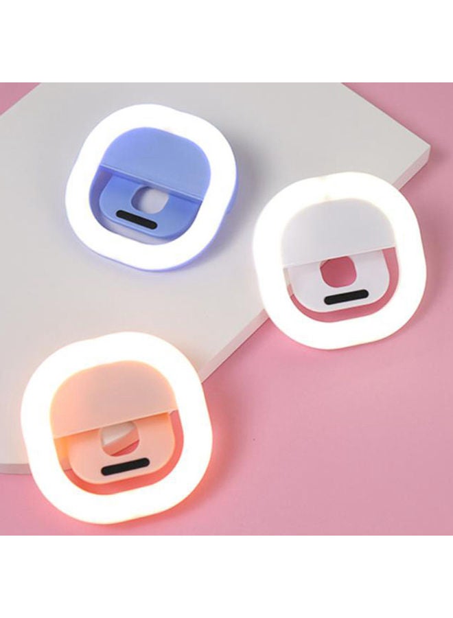 حلقة إضاءة لصور السيلفي أبيض - Image 2