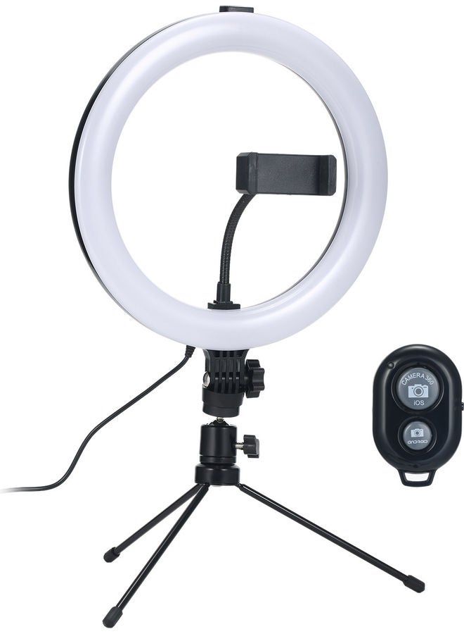 Ring Light With Stand Black/White - Image 1