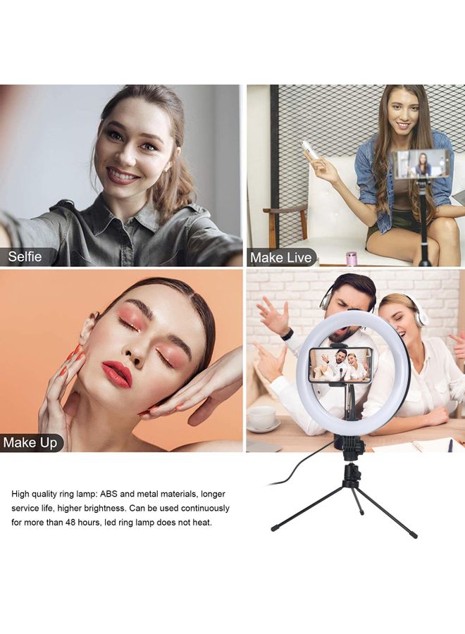 Ring Light With Stand Black/White - Image 4