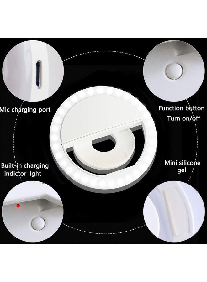 Selfie Ring Light Black/White - Image 2