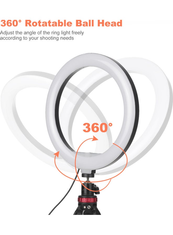 Selfie Ring Light With Stand Multicolour - Image 5