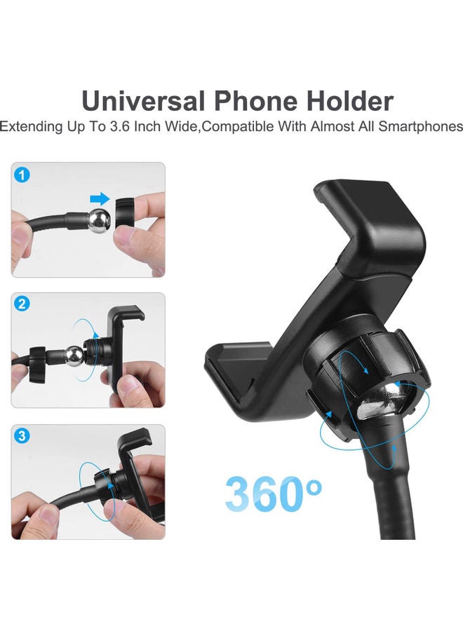 Selfie Ring Light With Stand Black/White - Image 2