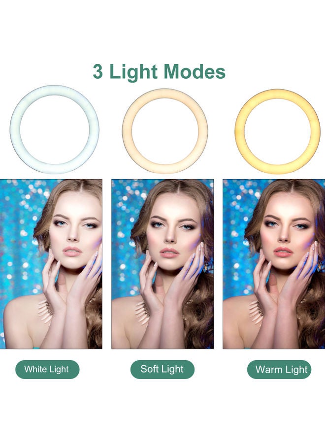 Selfie Ring Light With Stand Multicolour - Image 4