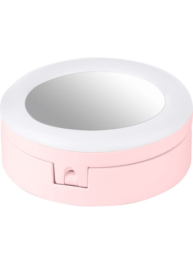 Selfie Ring Light With Stand Pink/White  - Image 4