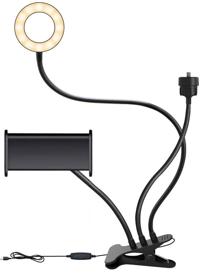 Ring Fill Light With Tripod Black - Image 1