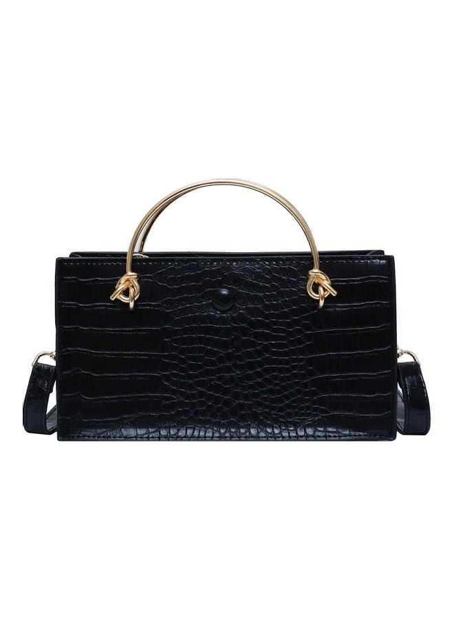 Box Style Crossbody Bag Black  - Image 1