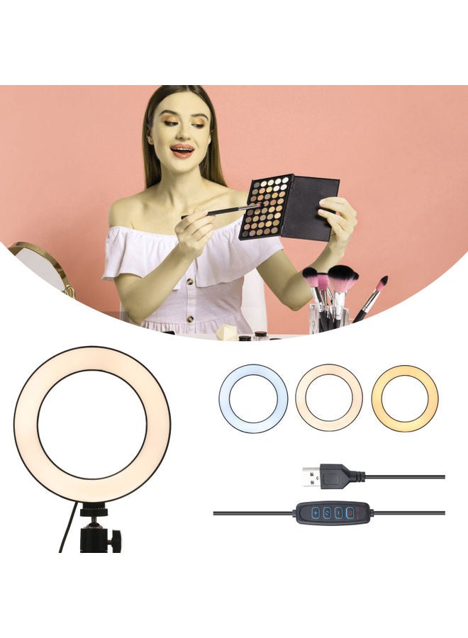 Selfie Ring Light With Stand Multicolour  - Image 4