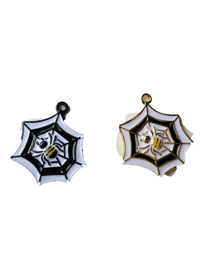12-Piece Spider Web Shape Earrings Charms Set  - Image 1