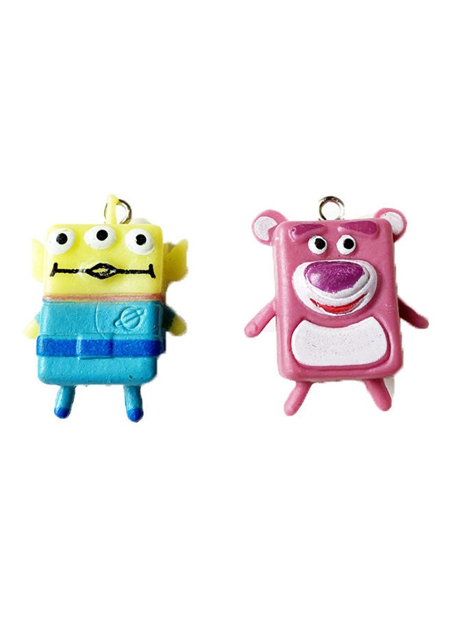 10-Piece Bear Monster Shape Earrings Charms Set  - Image 1