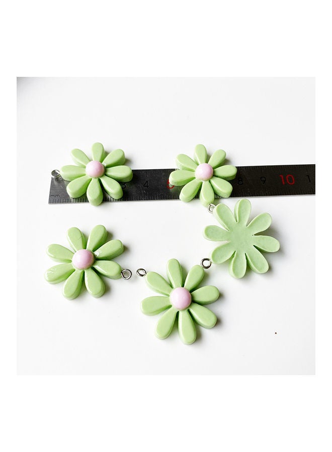 Generic - 5-Piece Flower Petal Shape Earrings Charms Set - Image 1